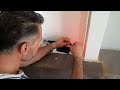 How to install a gypsum board TV library decor with paint and lighting