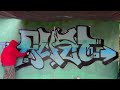 Rust1 Paints Graffiti letters in @alfa1_was_here style (Full Timelapse session)