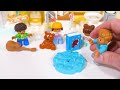 Casa De Lego Da Família Duplo Para Crianças! Aprenda Palavras Comuns Com Blocos De Montar =)