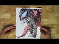 vẽ Venom bằng bút chì màu / Tran Hoang Art