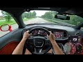 2015 Dodge Challenger SRT 6.2 Hellcat Red Key 707 HP TOP SPEED AUTOBAHN DRIVE POV