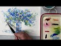 Easy Fun Watercolours Floral To Try!