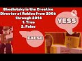 CLASSIC ROBLOX QUIZ! Test your classic knowledge from 2003 to 2006