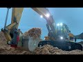 RC Hydraulic Excavator with moving driver