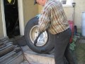 Seating tire on rim