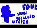 four sings vocoloid utopia (eng cover) || #bfb #flipaclip || read desc