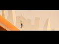 Girl run. Animated video.