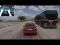 Rebuilding Alfa Romeo 155 Q4 - Forza Horizon 5 | Steering  wheel gameplay