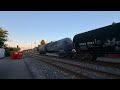 CSX Plymouth, MI. 6-30-24 Westbound freight, with work equipment on flat cars---