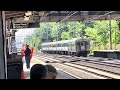 NJ TRANSIT Train Comet V slowly passing through North Elizabeth