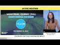 Biggest snowfall of the season on tap for Montreal to end the week