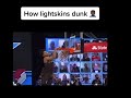 How dark skins dunk vs  How Light skins dunk