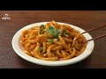 Spicy Peanut Butter Noodles :: Super Easy 3 Minute Recipe