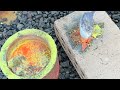 19KG Scrap Metal Melt - Bulk Bars - ASMR Metal Melting - BigStackD Copper Brass Zinc Casting