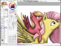 Mlp Speedpaint: Fluttershy and ShyFlower