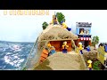 LEGO City Flood Disaster - LEGO Tsunami Dam Breach Experiment - Wave Machine VS Mini Brick Mine