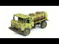 CHERNOBYL Rust - Abandoned Gaz 66 Truck - Full Weathering Video (all acrylic)