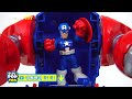 Black Panther Mech Crush the dinosaurs and help Hulk, Spider Man! - DuDuPopTOY