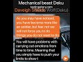 Mechanical beast Deku Part 1 “backstory and a new purpose?”