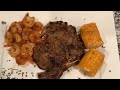 The Best Surf and Turf Dinner (STEAK & SHRIMP)