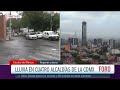 Comienza a llover en cuatro alcaldías de la CDMX - Las Noticias