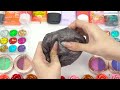 Satisfying Video Making Flower Eyeshadow Slime Mixing Glitter Makeup Cosmetics🌈Slime ASMR #15