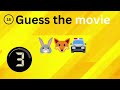 Guess the MOVIE 🎥 by emoji quiz! (25 movies emoji puzzle) 😅