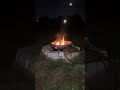 Quiet night - backyard camp fire