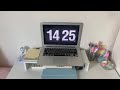 Aesthetic study desk setup 2024 + keyboard unboxing,mini desk tour