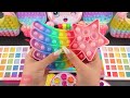 ASMR Slime Video l How To Make Rainbow Heart Bathtub With Glitter Slime | Best Of Yo Yo Idea