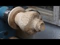 Woodturning - An Oak Crotch .... Simple?