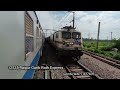 High Speed WAP7 and Vande Bharat with Garib Rath+Azad Hind+Wainganga Express attacks at 130kmph