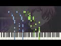 [FULL] Fuyu no Hanashi / Mafuyu's Song - Given Episode 9 Insert Song - Piano Arrangement [Synthesia]