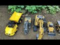 RC Dump Truck And Excavtor Ready Construction New Road Construction