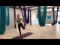 Intermediate Aerial Yoga Conditioning, Stretching, Flips & Tricks w/ Lindsay Nova
