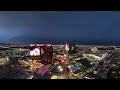 Las Vegas, USA. Aerial 360 video in 12K.