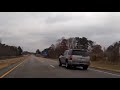 Dashcam 028: Tar River, Franklin County to Vance County, Henderson NC on Highway 1 North Carolina