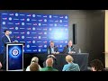 Winnipeg Jets media availability with GM Kevin Cheveldayoff & Rick Bowness discussing his retirement