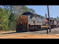 CSX yard action in Thomasville GA #switching #CSX #trainspotting