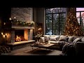 Unwind, Relax, and Sleep to a Cozy New Year with Fireplace & Snowy Serenity