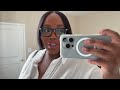 Jolie Noire Vlog | searching for dresses for the EBONY Magazine Event, Kristin Ess PR, dinner