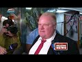 Toronto Mayor Rob Ford speaks in wake of news that police have video