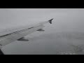 A320 landing at Boston international