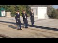 Changing of the tomb guard at Arlington National Cemetery