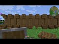 Een houten muur bouwen! | Minecraft Multiplayer Survival #56