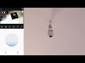 Light Bulb Camera PTZ E27 Waterproof YI IoT APP Setup Test Unboxing Review