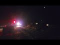 [4K60] 80 MPH Amtrak Vermonter #54 Hornshow in the Night