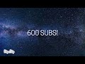 600 subscribers!