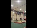 High bar pole vault training