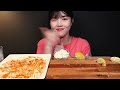 SUB)Buldak Carbonara Noodles with Crispy Fish and Chips Mukbang ASMR